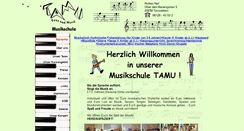 Desktop Screenshot of musikschule-tamu.de